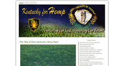 Desktop Screenshot of kentuckyforhemp.com